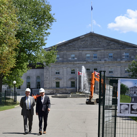 Rideau Hall Forecourt Rehabilitation Work