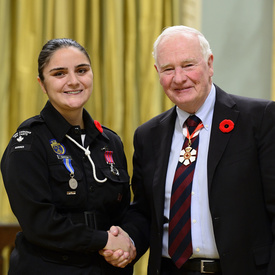 Presentation of Decorations of Bravery