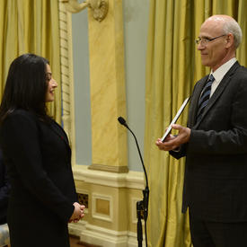 Cérémonie d'assermentation