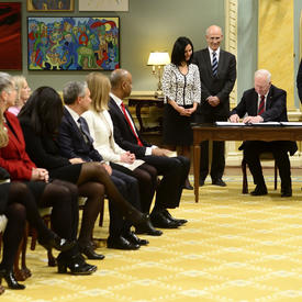 Cérémonie d'assermentation