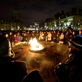 Vigil on Parliament Hill