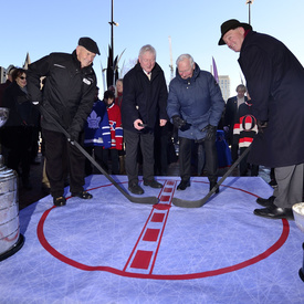 Groundbreaking of the Lord Stanley Monument