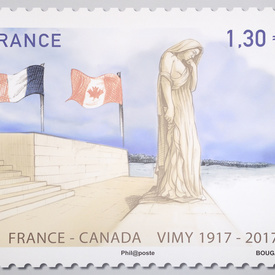 Unveiling of Vimy Commemorative Stamps