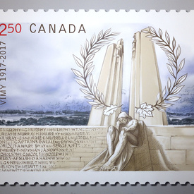 Unveiling of Vimy Commemorative Stamps