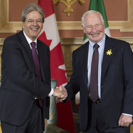 Meeting with the Prime Minister of Italy