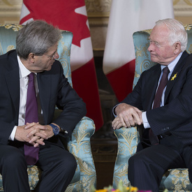 Meeting with the Prime Minister of Italy