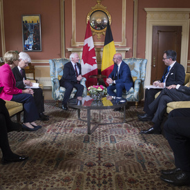 Rencontre avec le premier ministre du Royaume de Belgique 
