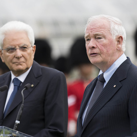 Visite d'État du président de l'Italie