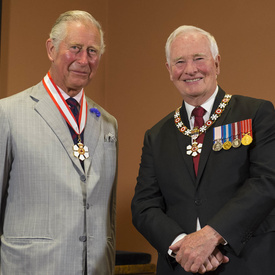 His Royal Highness The Prince of Wales Invested into the Order of Canada