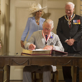 His Royal Highness The Prince of Wales Invested into the Order of Canada