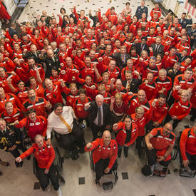 Meeting with Team Canada Invictus Games Competitors