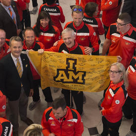 Meeting with Team Canada Invictus Games Competitors