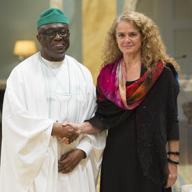 Présentation de lettres de créance à Rideau Hall