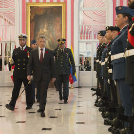 Visite d'État du président de Colombie