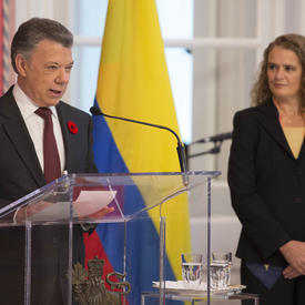 Visite d'État du président de Colombie