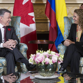 Visite d'État du président de Colombie