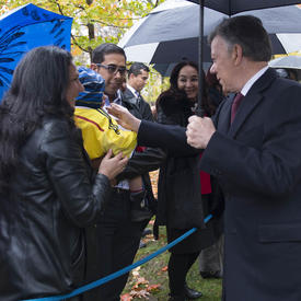 Visite d'État du président de Colombie