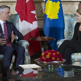 Rencontre avec le président du Kosovo