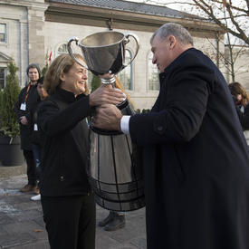 Grey Cup at Rideau Hall