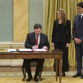 Swearing-In Ceremony of Chief Justice of Canada