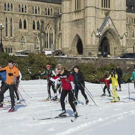 Cross-Country Ski Event on Parliament Hill	