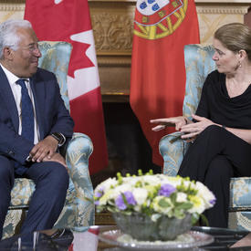 Meeting with the Prime Minister of Portugal