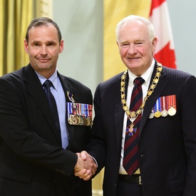 Cérémonie d’investiture de l’Ordre du mérite militaire