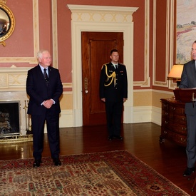 Cérémonie d’assermentation à Rideau Hall