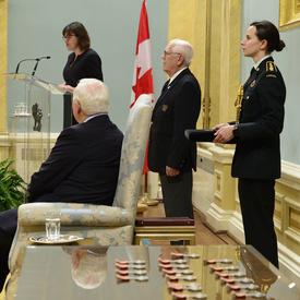 Presentation of the Medal for Volunteers