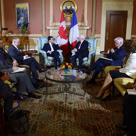 Rencontre avec le premier ministre de la France