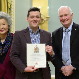 Cérémonie de citoyenneté à Rideau Hall