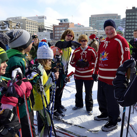 Ski de fond sur la Colline du Parlement