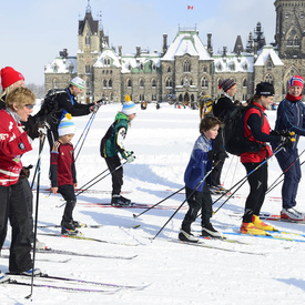 Ski de fond sur la Colline du Parlement