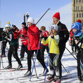 Ski de fond sur la Colline du Parlement