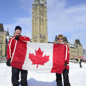 Ski de fond sur la Colline du Parlement