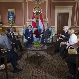 Meeting with the Prime Minister of Luxembourg