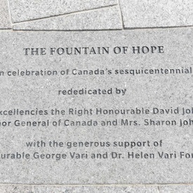 Inauguration de la nouvelle avant-cour de Rideau Hall