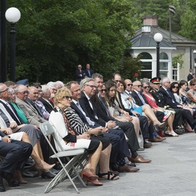 Inauguration de la nouvelle avant-cour de Rideau Hall
