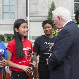 Inauguration de la nouvelle avant-cour de Rideau Hall