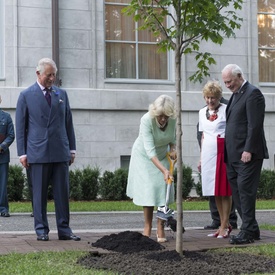 Ceremonial Tree planting and Unveiling of the Queen's Entrance 