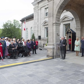 Ceremonial Tree planting and Unveiling of the Queen's Entrance 