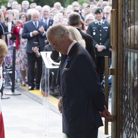 Ceremonial Tree planting and Unveiling of the Queen's Entrance 