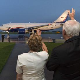 Departure of Their Highnesses