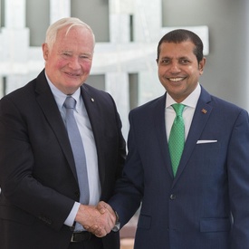 Presentation of Letters of Credence at the Citadelle of Québec