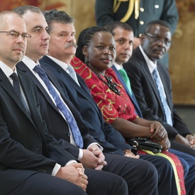 Presentation of Letters of Credence at the Citadelle of Québec