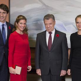 Visite d'État du président de Colombie