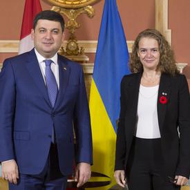Rencontre avec premier ministre de l’Ukraine