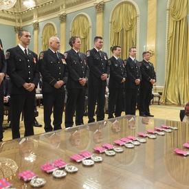 Presentation of Decorations of Bravery