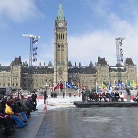 Allumage de la Flamme du Centenaire