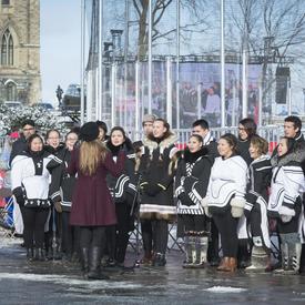 Allumage de la Flamme du Centenaire